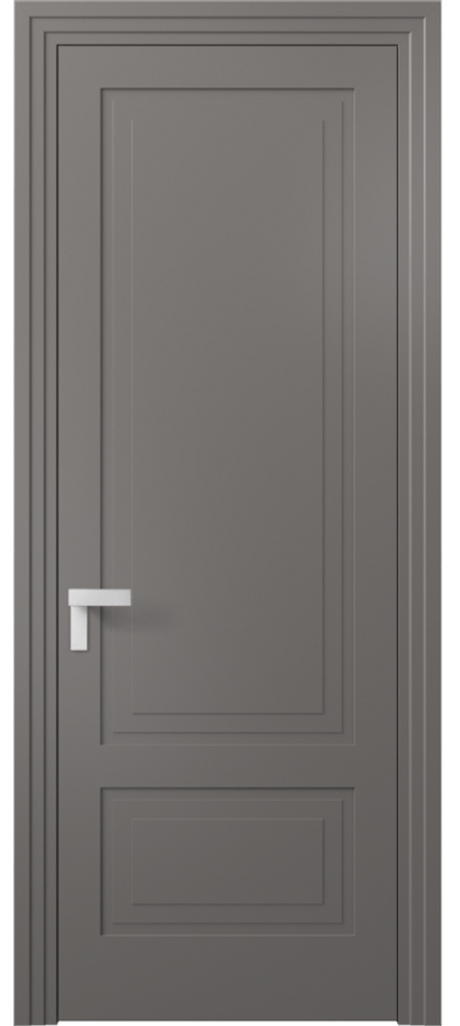 Межкомнатная дверь Rocca АКП 8341 Матовый классический серый  Цена 542900 AMD | Volhovec