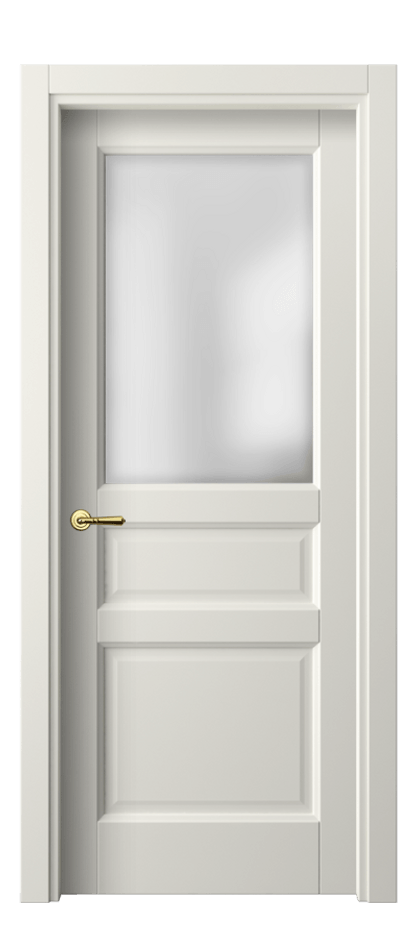Межкомнатная дверь Galant 1432 Матовый жемчужный Сатинированное стекло Цена 353380 AMD | Volhovec