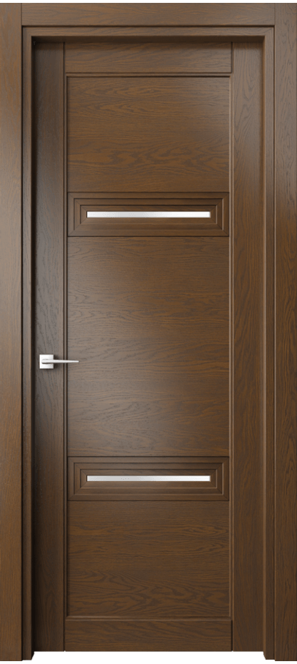 Межкомнатная дверь Ego 6113 Дуб королевский Сатинированное стекло Цена 643641 AMD | Volhovec