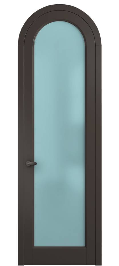 Межкомнатная дверь Palazzo 6814 Матовый антрацит Сатинированное голубое стекло, триплекс Цена 844100 AMD | Volhovec
