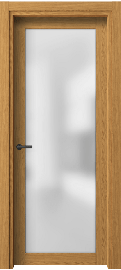 Межкомнатная дверь Neo 2102 Ванильный дуб Сатинированное стекло Цена 1670 AZE | Volhovec