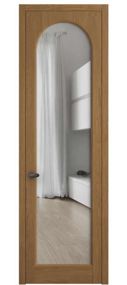 Межкомнатная дверь Палаццо 6804 Дуб пряный матовый Прозрачное стекло Цена 1028700 AMD | Volhovec