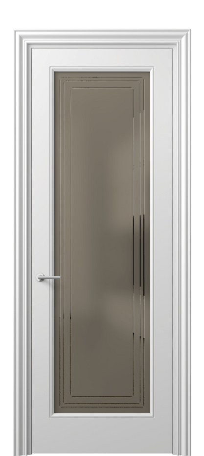 Дверь межкомнатная Mascot 8400 Матовый белоснежный Сатинированное бронзовое стекло с гравировкой "Грани", триплекс Фигурный наличник МБЛ Цена 65999 ₽ Наличники уже входят в базовый комплект. Фабрика дверей Волховец 8 (800) 551 43 19 Межкомнатная дверь Mascot 8400 Матовый белоснежный Сатинированное бронзовое стекло с гравировкой "Грани", триплекс Цена 65999 ₽ | Volhovec