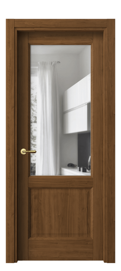 Дверь межкомнатная Galant 1422 Лесной орех Прозрачное стекло, 4 мм Гладкий наличник ЛОР Цена 1780 AZE Наличники уже входят в базовый комплект. Фабрика дверей Волховец 8 (800) 551 43 19 Межкомнатная дверь Galant 1422 Лесной орех Прозрачное стекло, 4 мм Цена 1780 AZE | Volhovec