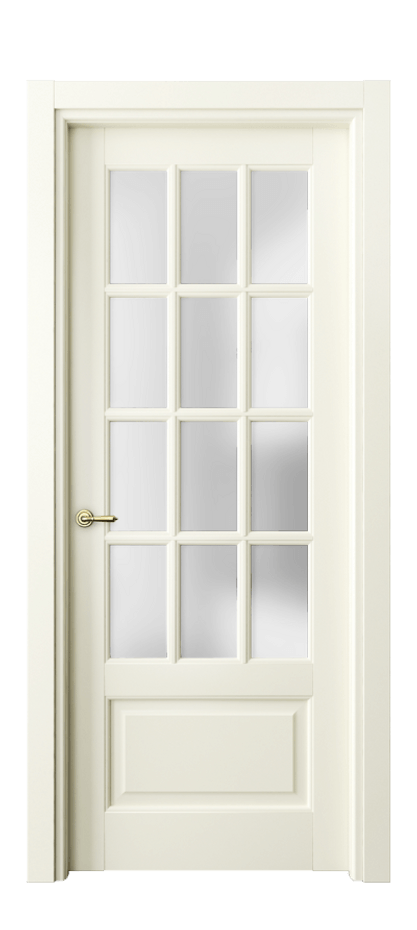 Межкомнатная дверь Toscana Grigliato 6313 Бук молочно-белый Сатинированное стекло Цена 770160 AMD | Volhovec