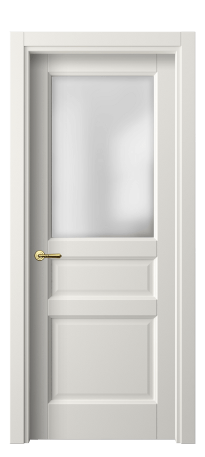 Межкомнатная дверь Galant 1432 ПЭТ белоснежный Сатинированное стекло Цена 170480 AMD | Volhovec