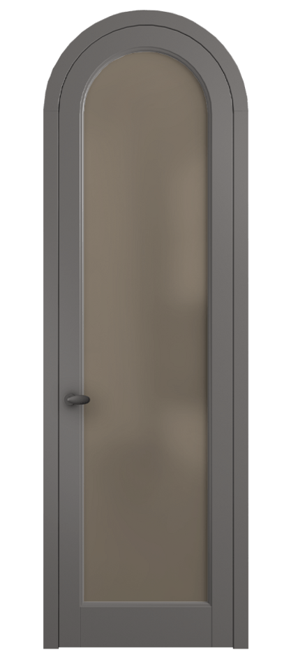 Межкомнатная дверь Палаццо 6814 Матовый классический серый Сатинированное бронзовое стекло, триплекс Цена 844100 AMD | Volhovec