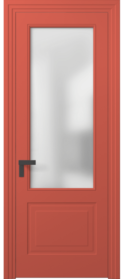 Межкомнатная дверь Рокка 8352 Матовый белоснежный Сатинированное стекло Цена 750500 AMD | Volhovec