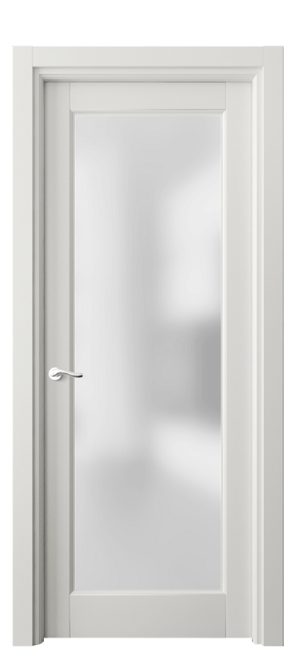 Межкомнатная дверь Лигнум 0700 Матовый серый Сатинированное стекло Цена 641350 AMD | Volhovec