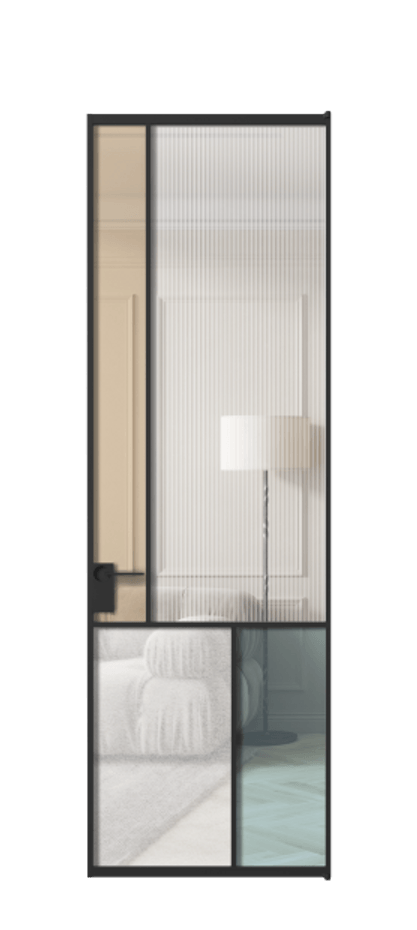 Дверь межкомнатная Mosaic АЛПЛ041.20 Алюминий Черный Комбинация стекол Группы 1 и Группы 3 Без короба чер Цена 832021 Стоимость комплекта двери включает:
1. Полотно (600/650/700/750/800/850/900/950*2000-2400 мм).
2. Короб
3. Комплект фурнитуры (2 торцевые петли и магнитный замок с ответной планкой). Фабрика дверей Волховец 8 (800) 551 43 19 Межкомнатная дверь Mosaic АЛПЛ041.20 Алюминий Черный Комбинация стекол Группы 1 и Группы 3 Цена 832021 AMD | Volhovec