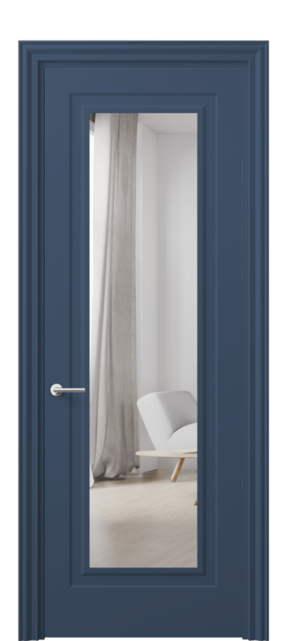 Межкомнатная дверь Mascot 8403 Матовый белоснежный Двустороннее зеркало, триплекс Цена 677200 AMD | Volhovec