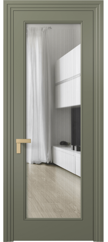 Дверь межкомнатная Rocca 8300 Матовый оливковый тёмный Прозрачное стекло с гравировкой "Каннелюры", триплекс Каскадный компланарный наличник МОТ Цена 73519 ₽ Наличники уже входят в базовый комплект. Фабрика дверей Волховец 8 (800) 551 43 19 Межкомнатная дверь Rocca 8300 Матовый оливковый тёмный Прозрачное стекло с гравировкой "Каннелюры", триплекс Цена 73519 ₽ | Volhovec