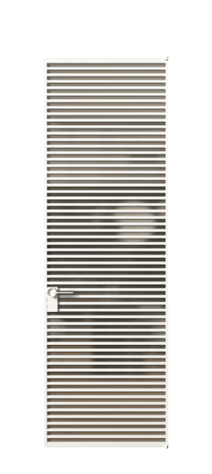 Алюминиевая дверь АЛПЛ040.07 Алюминий Белый Сатинированное бронзовое стекло, триплекс Цена 1250810  | Volhovec