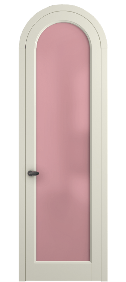 Межкомнатная дверь Palazzo 6814 Матовый молочно-белый Сатинированное розовое стекло, триплекс Цена 844100 AMD | Volhovec