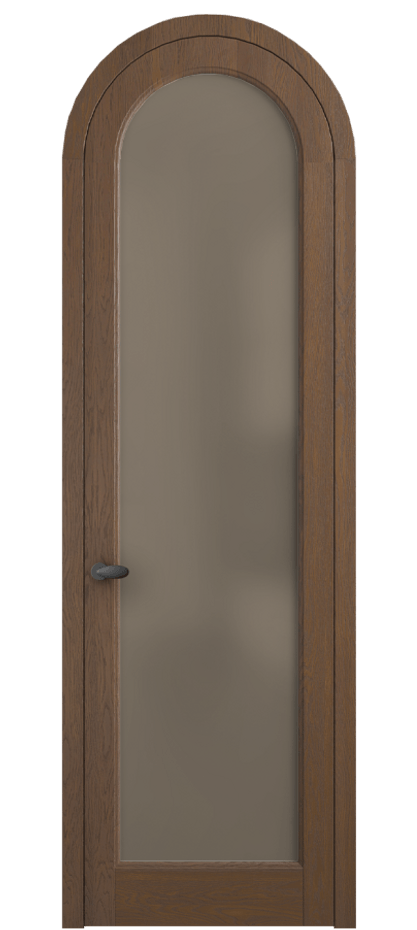 Межкомнатная дверь Palazzo 6814 Дуб каштановый матовый Сатинированное бронзовое стекло, триплекс Цена 1391600 AMD | Volhovec
