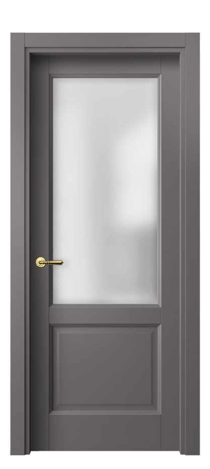 Межкомнатная дверь Галант 1422 Матовый классический серый Сатинированное стекло Цена 63010 сом | Volhovec