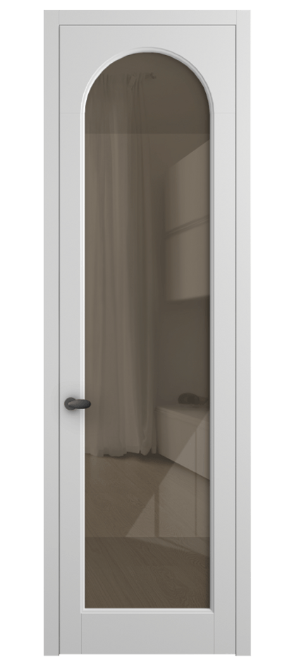 Дверь межкомнатная Палаццо 6804 Матовый белоснежный Рефлективное бронзовое стекло "Стопсол", калёное 0536 МБЛ Цена 708300 AMD Наличники уже входят в базовый комплект. Фабрика дверей Волховец 8 (800) 551 43 19 Межкомнатная дверь Палаццо 6804 Матовый белоснежный Рефлективное бронзовое стекло "Стопсол", калёное Цена 708300 AMD | Volhovec