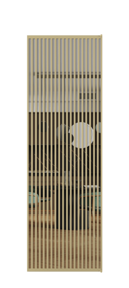 Алюминиевая дверь АЛПЛ040.06  Прозрачное стекло "Кристал Вижн", калёное Цена 1550650  | Volhovec