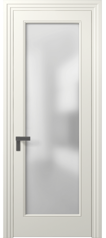 Межкомнатная дверь Rocca 8300 Матовый жемчужный Сатинированное стекло Цена 420280 AMD | Volhovec