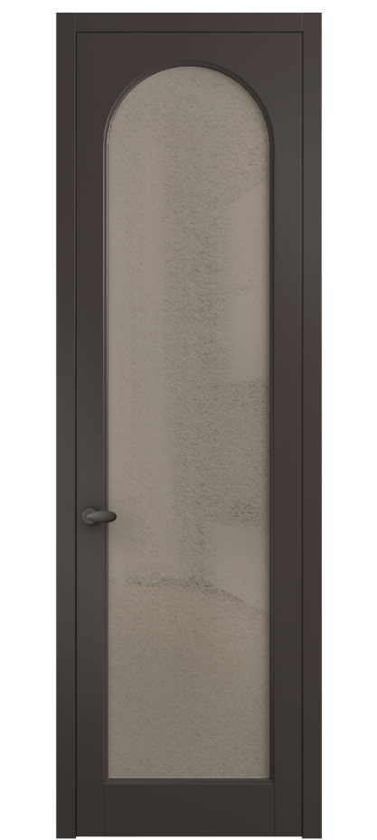 Дверь межкомнатная Палаццо 6804 Матовый антрацит Фактурное бронзовое стекло "Лёд", триплекс 0536 МАН Цена 694800 AMD Наличники уже входят в базовый комплект. Фабрика дверей Волховец 8 (800) 551 43 19 Межкомнатная дверь Палаццо 6804 Матовый антрацит Фактурное бронзовое стекло "Лёд", триплекс Цена 694800 AMD | Volhovec