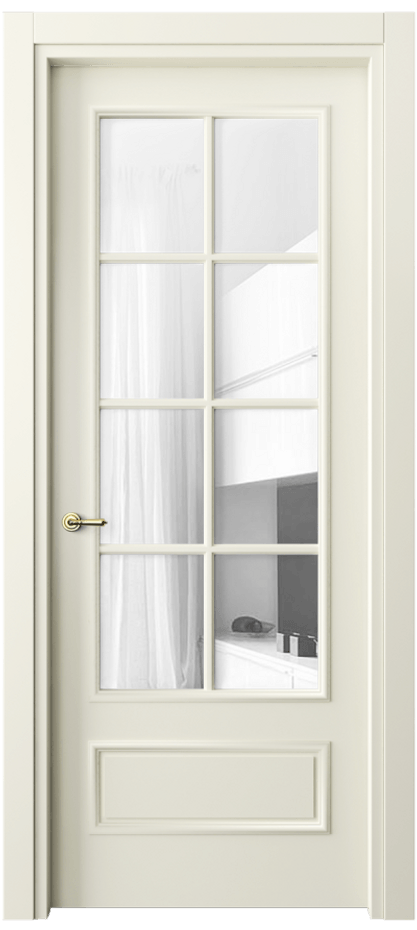 Дверь межкомнатная Paris 8112 Матовый молочно-белый Прозрачное стекло Гладкий наличник ММБ Цена 3020 AZE Наличники уже входят в базовый комплект. Фабрика дверей Волховец 8 (800) 551 43 19 Межкомнатная дверь Paris 8112 Матовый молочно-белый Прозрачное стекло Цена 3020 AZE| Volhovec