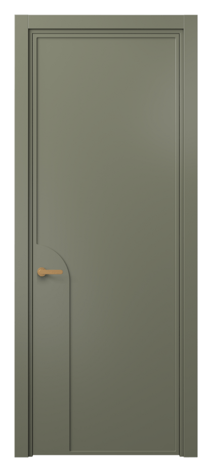 Межкомнатная дверь Frame 8605 Матовый оливковый тёмный  Цена 370240 AMD | Volhovec