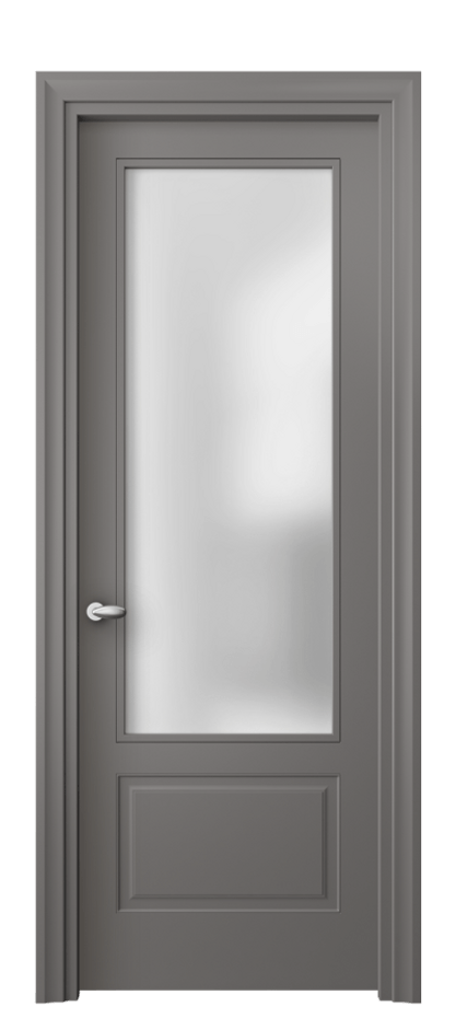 Дверь межкомнатная Esse 8542 Матовый классический серый Сатинированное стекло Фигурный универсальный наличник МКЛС Цена 379280 AMD Наличники уже входят в базовый комплект. Фабрика дверей Волховец 8 (800) 551 43 19 Межкомнатная дверь Esse 8542 Матовый классический серый Сатинированное стекло Цена 379280 AMD | Volhovec