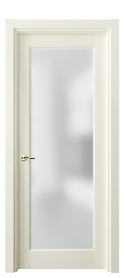 Межкомнатная дверь Лигнум 0700 Матовый молочно-белый Сатинированное стекло Цена 641350 AMD | Volhovec