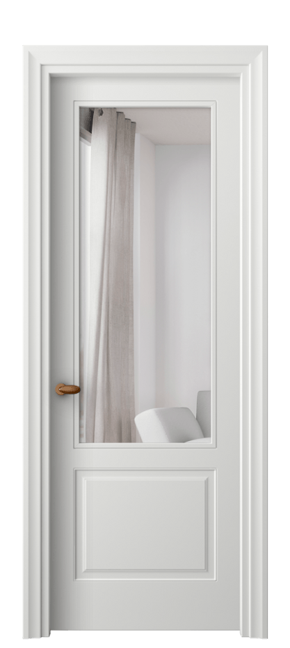 Межкомнатная дверь Эссе 8552 Матовый светло-серый Двустороннее зеркало, триплекс Цена 507140 AMD | Volhovec