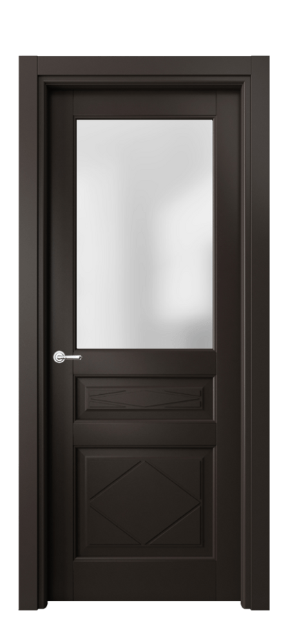 Дверь межкомнатная Тоскана Ромбо 6344 Матовый антрацит Сатинированное стекло Гладкий наличник МАН Цена 98899 ₽ Наличники уже входят в базовый комплект. Фабрика дверей Волховец 8 (800) 551 43 19 Межкомнатная дверь Тоскана Ромбо 6344 Матовый антрацит Сатинированное стекло Цена 98899 ₽ | Volhovec