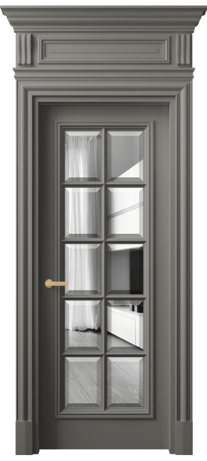 Дверь межкомнатная Антик 7310 Матовый классический серый Двустороннее зеркало с фацетом, триплекс КЭП + Объёмный фриз + Карниз МКЛС Цена 1254440 AMD Наличники уже входят в базовый комплект. Фабрика дверей Волховец 8 (800) 551 43 19 Межкомнатная дверь Антик 7310 Матовый классический серый Двустороннее зеркало с фацетом, триплекс Цена 1254440 AMD | Volhovec
