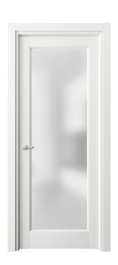 Межкомнатная дверь Тоскана Литера 6300 Матовый серый Сатинированное стекло Цена 622460 AMD | Volhovec
