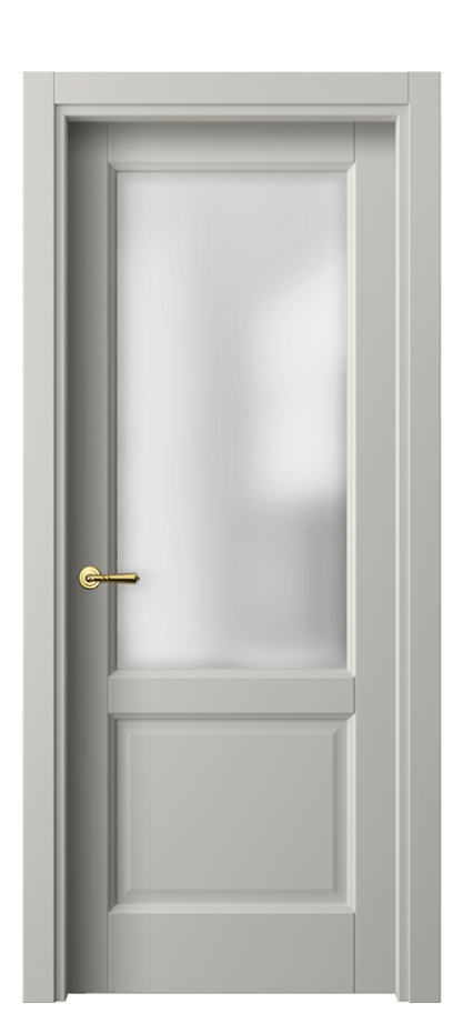 Межкомнатная дверь Galant 1422 Матовый тёплый серый Сатинированное стекло Цена 353380 AMD | Volhovec