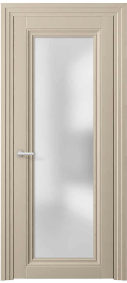 Межкомнатная дверь Centro 2502 ПЭТ светло-бежевый Сатинированное стекло Цена 238460 AMD | Volhovec