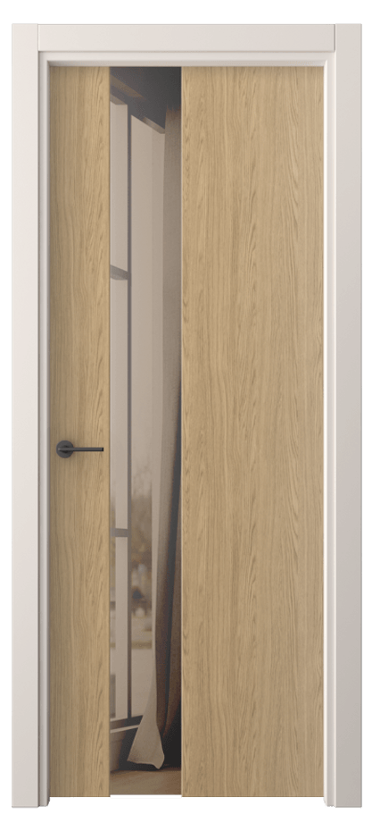 Межкомнатная дверь Freedom 4224 Жемчужный дуб Двустороннее бронзовое зеркало, триплекс Цена 6544580 so'm | Volhovec