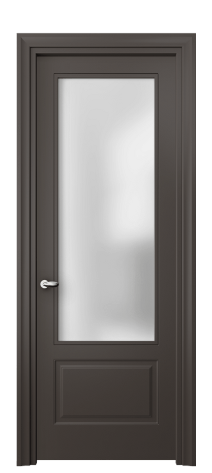 Дверь межкомнатная Esse 8542 Матовый антрацит Сатинированное стекло Фигурный универсальный наличник МАН Цена 379300 AMD Наличники уже входят в базовый комплект. Фабрика дверей Волховец 8 (800) 551 43 19 Межкомнатная дверь Esse 8542 Матовый антрацит Сатинированное стекло Цена 379300 AMD | Volhovec