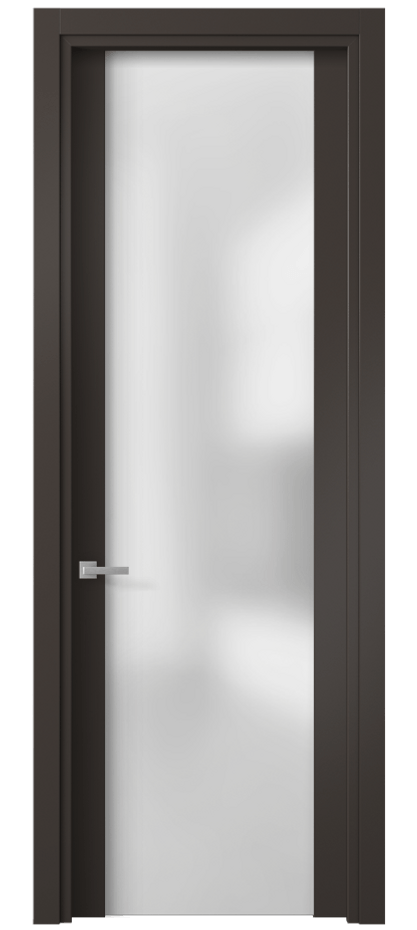 Дверь межкомнатная Planum 4114 Матовый антрацит Сатинированное стекло Гладкий наличник МАН Цена 375630 AMD Наличники уже входят в базовый комплект. Фабрика дверей Волховец 8 (800) 551 43 19 Межкомнатная дверь Planum 4114 Матовый антрацит Сатинированное стекло Цена 375630 AMD | Volhovec
