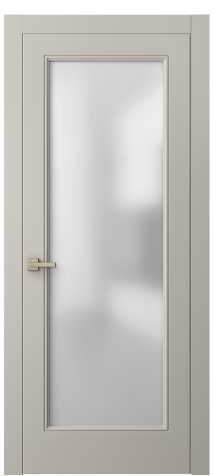 Межкомнатная дверь Linea 8300 Матовый светло-бежевый Сатинированное стекло Цена 503770 AMD | Volhovec