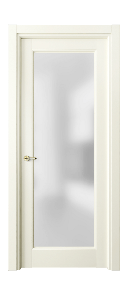 Межкомнатная дверь Тоскана Литера 6300 Матовый молочно-белый Сатинированное стекло Цена 622460 AMD | Volhovec