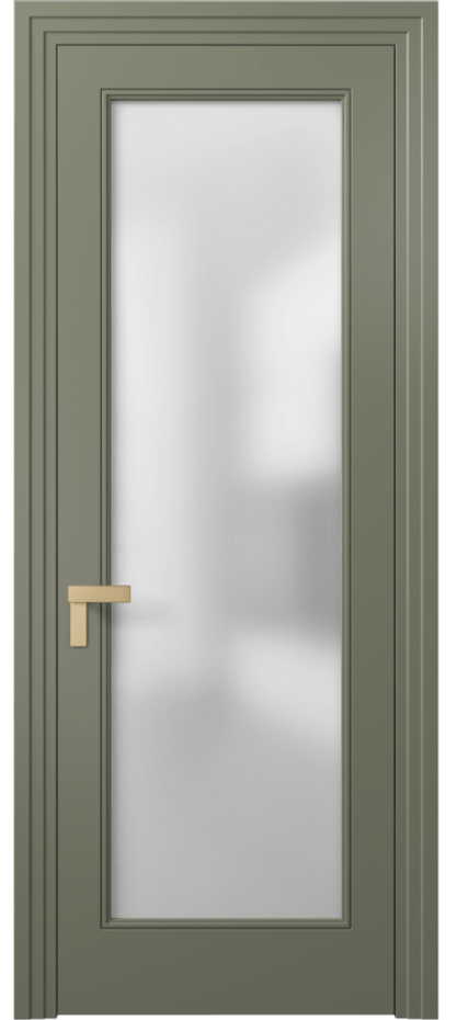 Дверь межкомнатная Rocca 8300 Матовый оливковый тёмный Сатинированное стекло Каскадный компланарный наличник МОТ Цена 420280 AMD Наличники уже входят в базовый комплект. Фабрика дверей Волховец 8 (800) 551 43 19 Межкомнатная дверь Rocca 8300 Матовый оливковый тёмный Сатинированное стекло Цена 420280 AMD | Volhovec