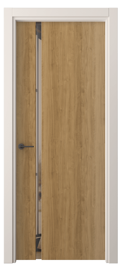 Межкомнатная дверь Freedom 4222 Грецкий орех Двустороннее бронзовое зеркало, триплекс Цена 1700 AZE | Volhovec