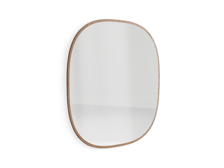 Мебель Зеркало настенное Primo 105×105 см. Цвет Дуб каштановый матовый. Материал Массив дуба матовый. Коллекция Зеркало настенное Primo 105×105 см. Картинка.