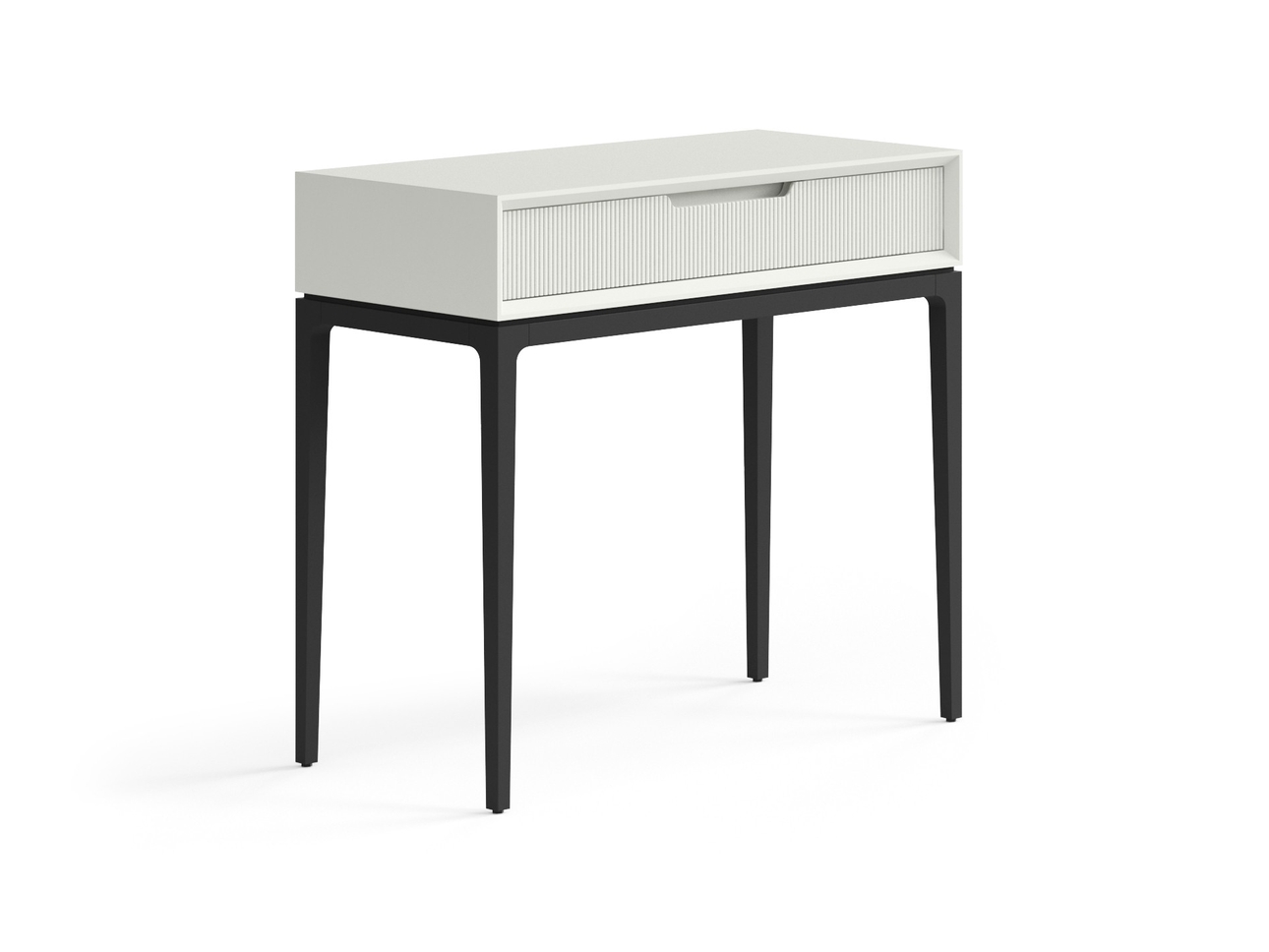 Консоль Velvet 1 ящик Матовый жемчужный