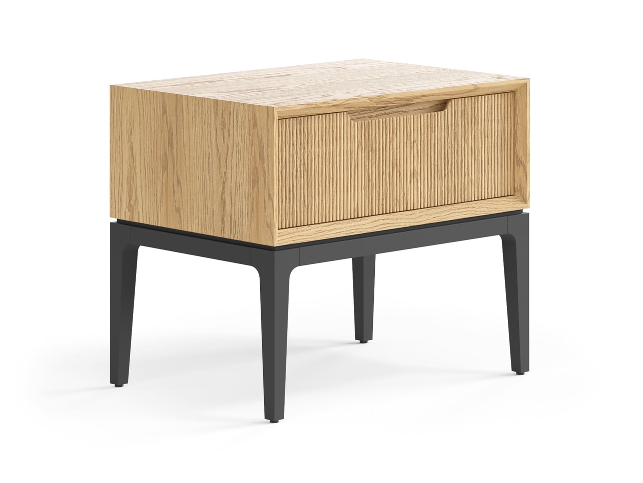 Тумба прикроватная Velvet 1 ящик дуб соломенный матовый