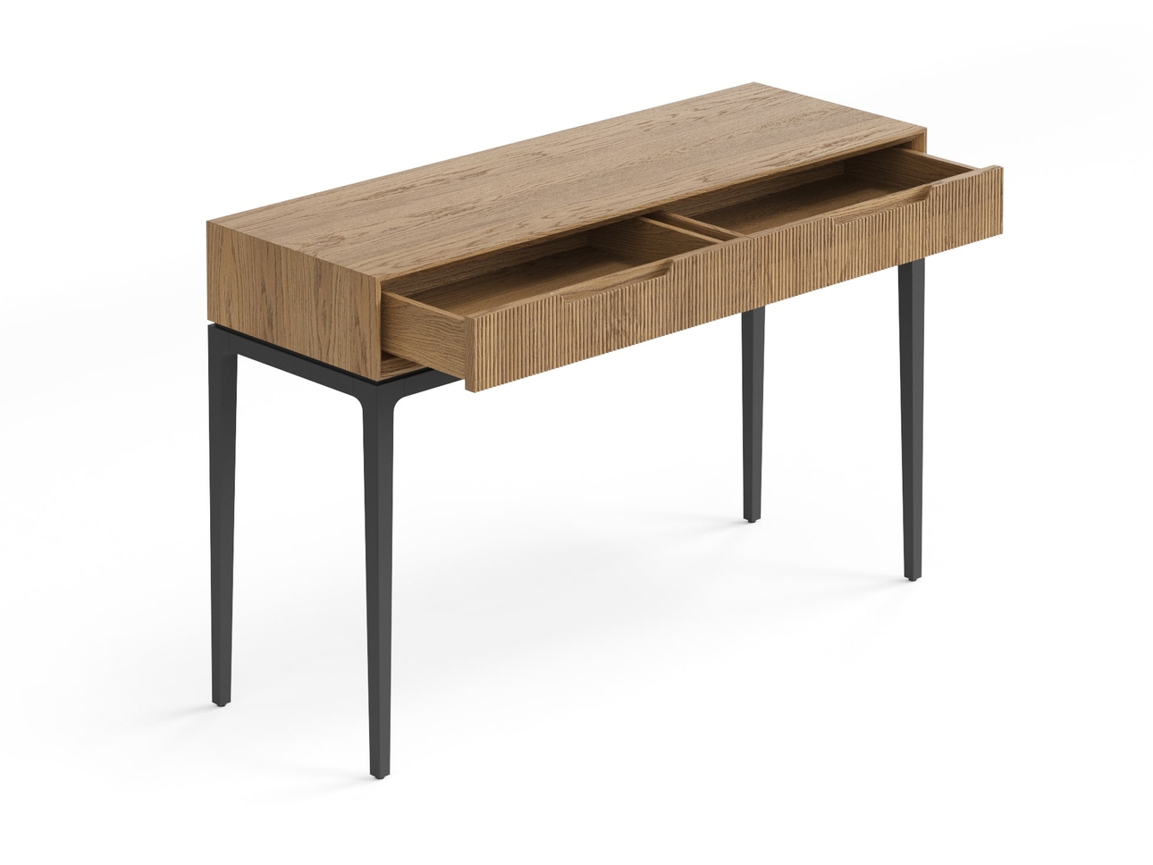 Консоль Velvet 2 ящика дуб мускатный матовый