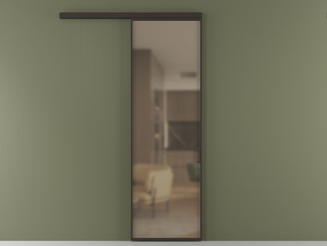 Перегородка Формато вдоль стены 1 створка АЛПР 040.01 Алюминий антрацит Сатинированное бронзовое стекло, триплекс. Цена 780281 AMD 1. Полотно (800/2100 мм)
2. Комплект установки раздвижной системы
3. Базовый комплект фурнитуры
4.Ручка Рондо. Фабрика дверей Волховец 8 (800) 551 43 19 Перегородка Формато вдоль стены 1 створка АЛПР 040.01 Алюминий антрацит Сатинированное бронзовое стекло, триплекс Цена 780281 AMD | Volhovec