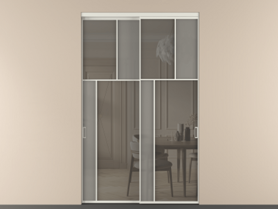 Перегородка Мозаик внутри проёма 2 створки АЛПР 041.22 Алюминий серый Сатинированное серое стекло, триплекс, 6 мм + Прозрачное серое стекло, триплекс. Цена 3332620 AMD . Фабрика дверей Волховец 8 (800) 551 43 19 Перегородка Мозаик внутри проёма 2 створки АЛПР 041.22 Алюминий серый Сатинированное серое стекло, триплекс, 6 мм + Прозрачное серое стекло, триплекс Цена 3332620 AMD | Volhovec