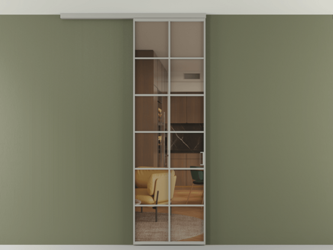 Перегородка Формато вдоль стены на потолок 1 створка АЛПР 040.05 Алюминий нейтральный серый Прозрачное бронзовое стекло, триплекс. Цена 727350 AMD 1. Полотно 2 шт. (800/2100 мм)
2. Комплект установки раздвижной системы
3. Базовый комплект фурнитуры
4.Ручка Рондо. Фабрика дверей Волховец 8 (800) 551 43 19 Перегородка Формато вдоль стены на потолок 1 створка АЛПР 040.05 Алюминий нейтральный серый Прозрачное бронзовое стекло, триплекс Цена 727350 AMD | Volhovec