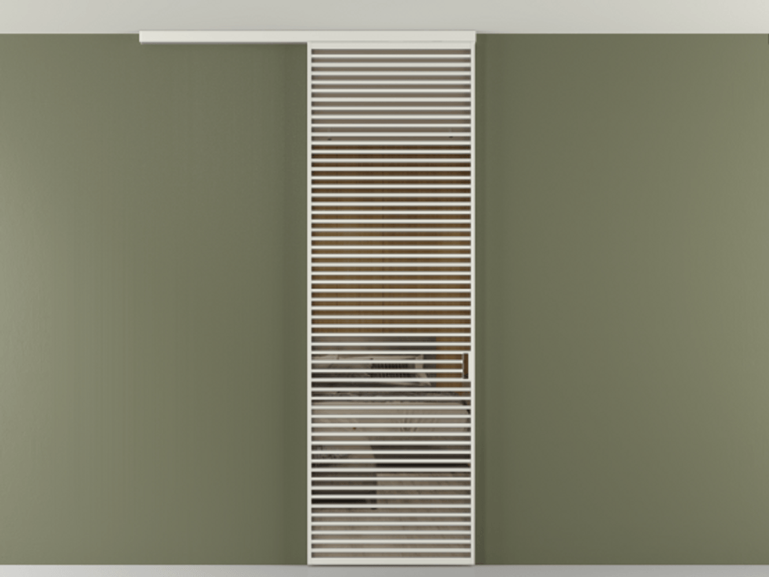 Перегородка Формато вдоль стены на потолок 1 створка АЛПР 040.07 Алюминий серый Рефлективное бронзовое стекло "Стопсол", калёное Цена 1305830 AMD | Volhovec