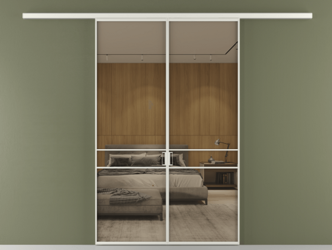 Перегородка Formato вдоль стены 2 створки АЛПР 040.02 Алюминий серый Рефлективное бронзовое стекло "Stopsol", калёное. Цена 249000 ₽ 1. Полотно 2 шт. (800/2100 мм)
2. Комплект установки раздвижной системы
3. Базовый комплект фурнитуры
4.Ручка RONDO
. Фабрика дверей Волховец 8 (800) 551 43 19 Перегородка Formato вдоль стены 2 створки АЛПР 040.02 Алюминий серый Рефлективное бронзовое стекло "Stopsol", калёное Цена 249000 ₽ | Volhovec